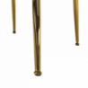 Fotel Art-deco stílusban, bézs Velvet anyag|gold chróm-arany, NOBLIN