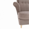 Füles fotel, bézs-szürke|bükk, RUFINO 2 NEW