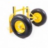 G21 Profi molnárkocsi, 300 kg, felfújható kerekek, sárga