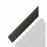 G21 Ében átvezető profil a WPC burkolócsempékhez, 38,5 x 7,5 cm sarok (bal)