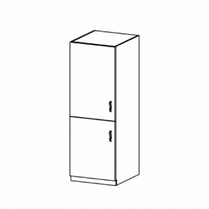 Hűtőgép szekrény, fehér|sosna andersen, balos, PROVANCE D60R