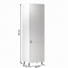 Hűtőgép szekrény, fehér|sosna andersen, balos, PROVANCE D60R