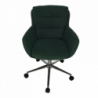 Irodai szék, anyag smaragd|króm, KAILA