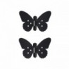 1db Pillangó alakú zsanér szett, 2 féle