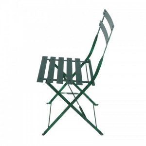 Francia stílusú összecsukható bisztró fém szék