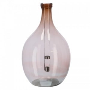 1db Lámpás újrahasznosított üvegből, kivehető gyertyatartóval, 51 cm, 3 féle