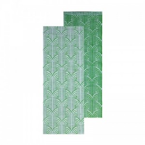 Art Deco mintás kétoldalú kültéri szőnyeg, 120 x 60 cm