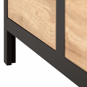 TV asztal 1D1S|150, wotan tölgy|fekete, LOFTA