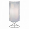 Asztali lámpa, fém|szürke textil lámpaernyő, AVAM