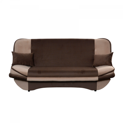 Kinyitható kanapé, szürkésbarna Taupe|barna, GURU