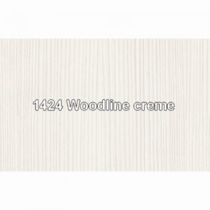 Vitrines szekrény 1W2S, woodline bézs, TIFFY 04