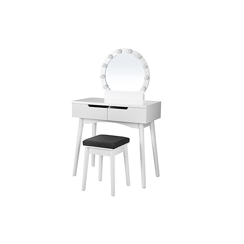 Fehér öltöző asztal 80 x 40 x 128 cm