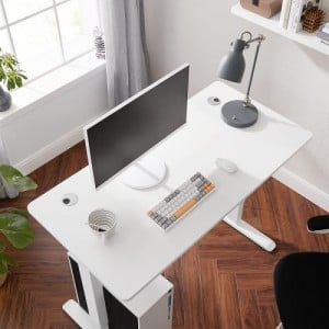 Elektromos íróasztal lap, elektromos álló íróasztalhoz, CSAK LAP | Fehér