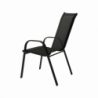 Rakásolható szék, sötétszürke|fekete, ALDERA