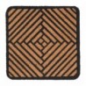 Lépcső mintás kókuszrost lábtörlő, 50 x 50 cm