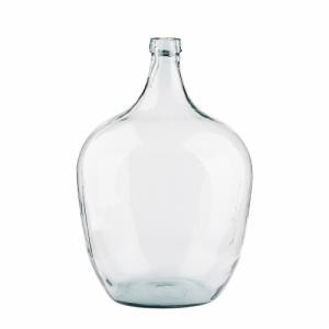 Üveg demizson, váza, dekorációs kiegészítő, 30 literes