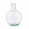 Üveg gömb váza, dekorációs kiegészítő, 2,75 literes