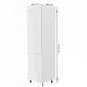 Hűtő beépítő szekrény, fehér|fehér extra magasfényű, balos, AURORA D60ZL