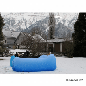 Felfújható babzsák|lazy bag, kék, LEBAG