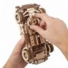 Ugears játék - 3D fa mechanikus kirakós Driftelő versenyautó Cobra