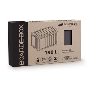 Prosperplast BOARDEBOX kerti doboz antracit 190L