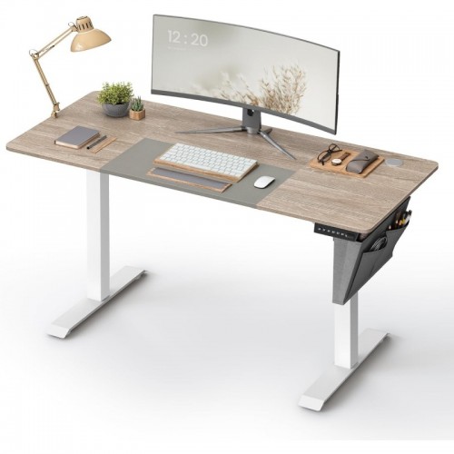 Állítható magasságú elektromos íróasztal, 60 x 140 x (72-120) cm