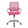 Irodai szék, rózsaszín|fehér, SANAZ TYP 2