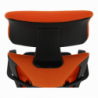 Irodai szék, fekete|narancssárga, TAXIS NEW