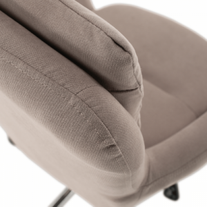 Irodai szék, anyag bézs|króm, KAILA