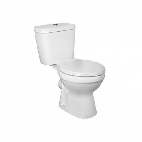 C-CLEAR monoblokkos WC hátsó kifolyással, kétkamrás lehúzó rendszerrel 6|3 L