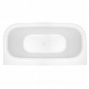 MONA egyenes fürdőkád - fényes fehér