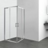 Grenoble 90x90 cm szögletes zuhanykabin zuhanytálcával