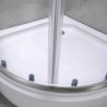 Spirit Mátrix íves 90x90x194 cm minőségi zuhanykabin , erősített akril zuhanytálcával