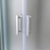 Spirit Matt 90x90x194 cm-es íves zuhanykabin, erősített akril zuhanytálcával