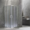 Spirit Matt 90x90x180 cm-es szögletes zuhanykabin, zuhanytálca nélkül