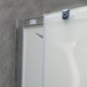 Spirit BAMBOO 80x80 szögletes zuhanykabin, zuhanytálca nélkül