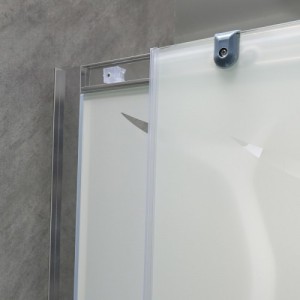Spirit BAMBOO 80x80 szögletes zuhanykabin, erősített akril zuhanytálcával