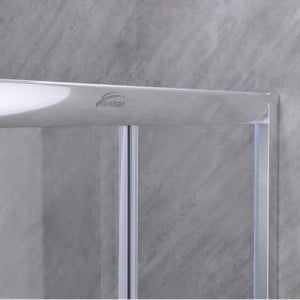 Spirit Clear 80x80x194 cm szögletes zuhanykabin, zuhanytálcával