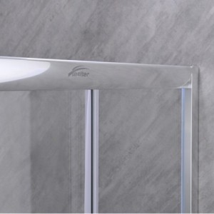 Spirit Clear 90x90x194 cm szögletes zuhanykabin, zuhanytálcával