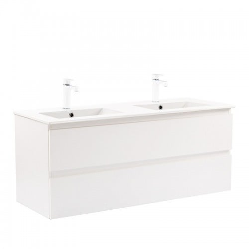 Vario Forte 120 alsó szekrény mosdóval fehér-fehér