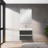 Vario Forte 60 komplett fürdőszoba bútor fehér-antracit