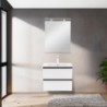 Vario Forte 60 komplett fürdőszoba bútor antracit-fehér