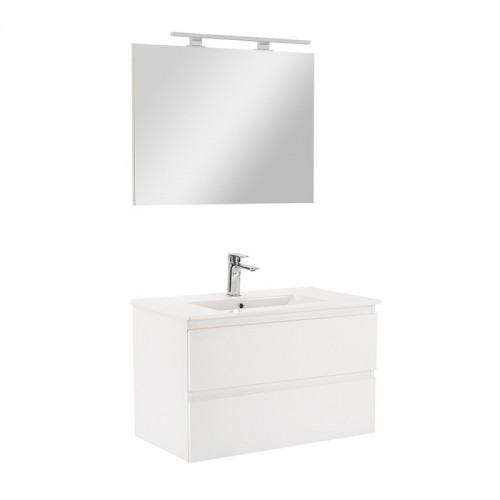Vario Forte 80 komplett fürdőszoba bútor fehér-fehér