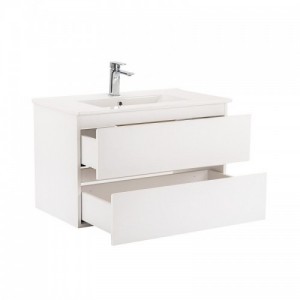 Vario Forte 80 komplett fürdőszoba bútor fehér-fehér