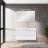 Vario Pull 100 komplett fürdőszoba bútor antracit-fehér