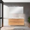 Vario Pull 120 komplett fürdőszoba bútor antracit-tölgy
