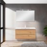 Vario Trim 100 komplett fürdőszoba bútor tölgy-tölgy