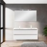Vario Trim 120 komplett fürdőszoba bútor antracit-fehér