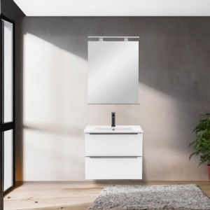 Vario Trim 60 komplett fürdőszoba bútor fehér-fehér