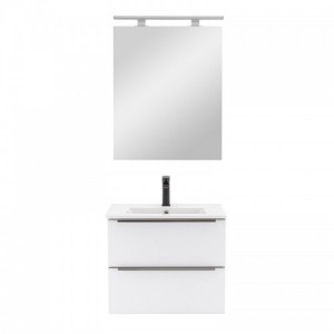 Vario Trim 60 komplett fürdőszoba bútor antracit-fehér